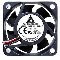 Delta Electronics, Inc. AFB0424MB Tubeaxial DC Tubeaxial Fan, 40x15mm, 24VDC, Ball Bearing, Lead Wires, Locked Rotor Sensor
