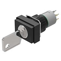 EAO 51-404.036D Keylock Switches CAP-17.4X12.4MM1 LED BLK