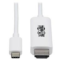 Tripp Lite U444-003-HWE Adapter Cable 3FT USB-C/HDMI 4K WHT ADT CBL
