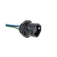 Amphenol LTW CD-05RFFS-RC8C50 Sensor Cables / Actuator Cables RBL, Middle Size, Plastic, 5A, 05 pins, Female Connector, Female Contact, Circular, Push Lock With Latch, Solder, Receptacle With Cable/Wire, Length 500mm, IP68