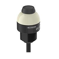 Banner Engineering K30APPBGXD 12 VDC to 30 VDC K30 Series EZ-LIGHT: 1-Color Push Button Sensor; Voltage: 12-30 V dc; Housing: Polycarbonate; IP65; Input: PNP (NO); Colors: Green; 2 m (6.5 ft) PVC Cable