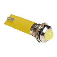BIVAR MPC12-2YD24V Indicators 8mm Yellow Diff Lens IP54 Panel Mnt. Ind.