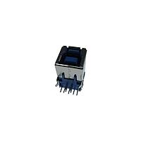 Adam Tech USB-B3-S-RA USB Type B Connectors USB 3.0 TYPE B SKT RIGHT ANGLE T/H