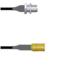 Amphenol Custom Cable Q-1U03W0003060i RF Cable Assemblies N-SJB/SMB-SP G174 60I