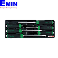 TOPTUL GAAT0602 Go-Thru Slotted & Phillips Screwdriver Set (6 pcs)