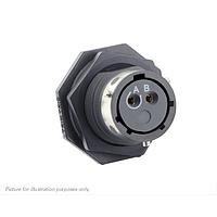 Eaton Souriau-Sunbank UTGX712D2S Receptacles Jam nut receptacle, without backshell, with 2 female PCB contacts, IP68/69K in unmated conditions