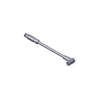 Amphenol LTW M8AS06ML-ASFR-SB005 Sensor Cables / Actuator Cables Guided M8 Circular Metric Connector, Metal, 2A, 06 pins, Male Connector, Male Contact, Straight-to-Right Angle, Screw Thread, Overmolded Double Ended, Length 5000mm, IP67 Mated