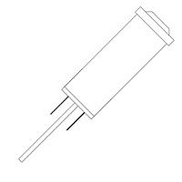 VCC 2111QA4 Incandescent Panel Mount Indicators WHITE DIFFUSED 5/16" MOUNTING HOLE