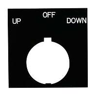 Eaton E34LP67 Jumbo Legend Plate LGD PLT JMB BK 2P MAN AUTO