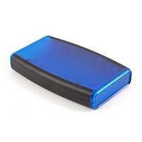 Hammond Manufacturing 1553DTBUBKBAT Battery Door Enclosure Handheld+Battery/ABS 5.8x3.5" Clear Blue