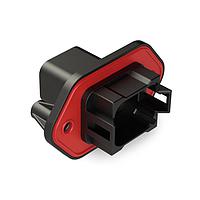 Amphenol SINE Systems AT04-08PB-PM11 Connectors 8 Pin Rcpt Pnl Mnt B Self-Thread Black