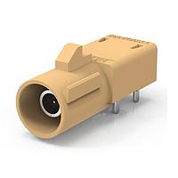 Raydiall Automotive R197.166.I28 PCB Connectors Right-angle stamped&formed low profile Fakra PCB header coding I