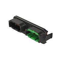 Amphenol SINE Systems ATM13-12PB-12PC-BM01 12-Way Header (2) 12 Pos SZ 20 B&C Key Gold