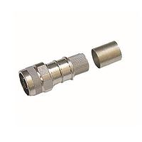 Amphenol Times Microwave Systems TC-600-NMH-75/50 Connectors N-Male (plug) crimp connector (solder-on pin) for LMR-600-75 (50 ohm Interface)