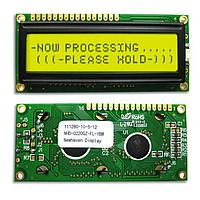 Newhaven Display NHD-0220GZ-FL-YBW LCD Character Display Modules 2 x 20 STN-Y/G 80.0 x 36.0