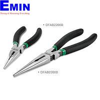 TOPTUL DFAB2206B - Slant Edge Cutting Pliers with Wire Stripper (NEW MODEL)