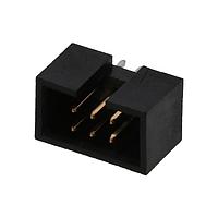 Molex 87834-0619 Shrouded CGrid Hdr W/Pg/Slt /Pg/Slt .13AuLF 6Ckt