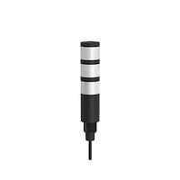 Banner Engineering TL30BRGBYXAXC1 Tower Lights TL30 Basic Tower Light; Black Housing: 4-Color Audible Indicator; Voltage: 12-30 V dc; Environ. Rating: IP65; Input: Bimodal; Colors: Red Green Blue Yellow; 1.2 m (4 ft) Integral Cable
