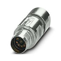 PHOENIX CONTACT 1628971 Standard Circular Connector Coupler connector  straight  shielded: yes  for standard and ONECLICK fast locking system  M17  No. of pos.: 8  type of contact: Socket  Crimp connection  cable diameter range: 3.5 mm ... 6.5 mm  coding:N