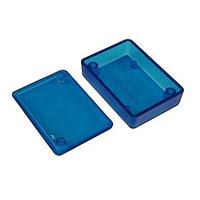 Hammond Manufacturing 1551FTBU PCB Enclosure Translucent Blue Box 1.97x1.38x0.59"