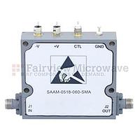 Fairviewmicrowave SAAM-0518-060-SMA 0 to 60 dB Voltage Variable Attenuator From 500 MHz To 18 GHz PIN Diode Rated To 0.1 Watts And SMA