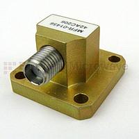 Fairview 42AC206 WR-42 to SMA Female Waveguide to Coax Adapter Square Cover Flange With 18 GHz to 26.5 GHz Frequency Range