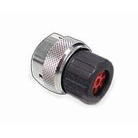 Amphenol SINE Systems RT06102PNHEC Connectors Plug, 4 (2+2) Position, Male, Shell Size 10, and End Cap with Individual Wire Sealing