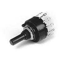 Electroswitch C5P0206N-RA Rotary Switches 02-06POS/2P/1SECTION Non-Shorting PC ter