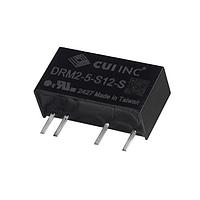 CUI Inc DSM2-12-D5-S Isolated dc-dc isolated, 2W, 10.8-13.2 Vdc input, +/-5 Vdc, +/-0.2 A, single regulated output, SIP