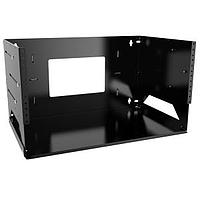 Hammond Manufacturing APBS194UBK Adjustable Depth 4U ADJ WALL RACK WITH SHELF