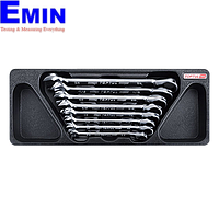 TOPTUL GBAT0803 Pro-Series Reversible Ratchet Combination Wrench Set (8 pcs)