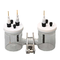 LABXSCI DCHMS0-50-ml-50-ml Dual chamber H-cell membrane sealed electrochemical reactor (50ml)