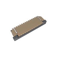 Amphenol FCI SFW13R-2STE1LF Board Mount 1.00mm Flex Connector, SFW-R series, 13 Position, Top side Contact, Side Entry Surface Mount ZIF Connector, Lead Free.