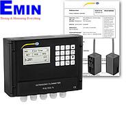 PCE TDS 75-ICA Ultrasonic Flow Meter (± 0,03~± 5 m/s; ISO Calibration Certificate)