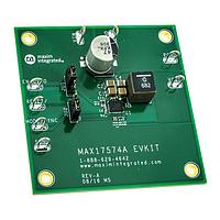 Analog Devices MAX17574EVKITA# Voltage Regulator - Switching Regulator 4.5V 60V, 3A, High-Efficiency, Synchronous Step-Down DC-DC Converter with Internal Compensation