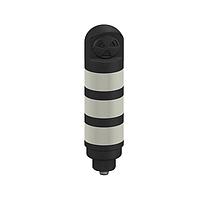 Banner Engineering TL503ALSKQ Tower Lights TL50 Pro Tower Light with IO-Link Sealed Loud Audible, Standard Black Housing: 3 Lighted Segments; Voltage: 18-30 V dc; Environmental Rating: IP67; Colors: Multicolor; 4-pin M12 Integral QD