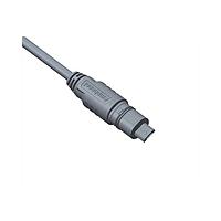 Amphenol LTW MUB-20AMMM-QL7A01 USB Cables / IEEE 1394 Cables USB, Micro B 2.0, Plastic, 1.8A+1A, Male Connector, Straight, Snap-in, Overmolded, Length 1000mm, IP67