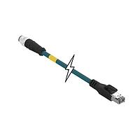 Molex 1201088452 Ethernet Cables / Networking Cables CSE M12 ETH 4P DC MA STR RJ45 WSOR 3M