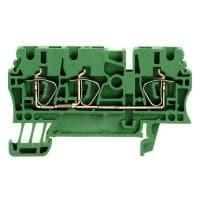 Weidmuller 1683360000 DIN Rail Terminal Blocks ZDU 2.5/3AN GN