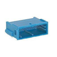Molex 206958-5203 Headers ConnTAK50 Hdr DR RA Surface Mount 22 CKT / 20  Circuit Usable Key C Blue