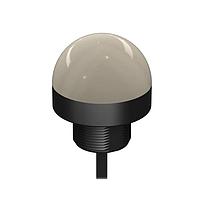 Banner Engineering K50LBXXPPB2 Indicators K50L Series EZ-LIGHT: 1-Color Indicator with Dry Contact Switch; Voltage: 12-30 V dc; Housing: Polycarbonate; IP67; Input: PNP; Colors: Blue; 2 m (6.5 ft) Integral Cable