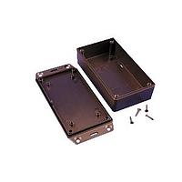 Hammond Manufacturing 1591XXBSFLBK Flanged Enclosure ABS w/Flanged Lid 4.4x2.5x1.1" Black