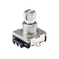 Same Sky (formerly CUI Devices) RIC11-22S11K5S-USMT Incremental MECH, 20 PPR 20 DET, 5 Vdc, SW, 5 mm smth bush, knurled shaft, horizontal, USMT