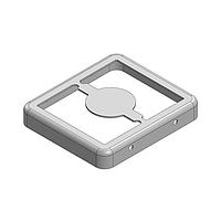 Masach Tech MS220-10F-NS EMI/RFI Shield Frame, Two-Piece 22 x 19.3 x 3.3mm Two-piece Drawn-Seamless RF Shield/EMI Shield FRAME (Nickel-Silver)