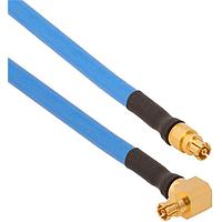 Amphenol SV Microwave FRSMPM-085-FSSMPM-180 RF Cable Assemblies SMPM R/A F SMPMStraight F 18"Cable