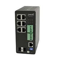Lantronix SISPM1040-582-LRT Managed PoE++ Switch Managed Hardened PoE++ Switch (8) 10/100/1000Base-T PoE++ (2) 100/1000Base-X SFP