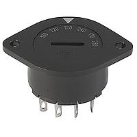 Schurter 0033.3503 Rotary Switches VOLTAGE SELECTOR SWZ 6POS