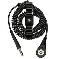 Desco 09088 Wrist Band WRIST STRAP, PREMIUM METAL EXP SMALL 6' CORD, 4MM