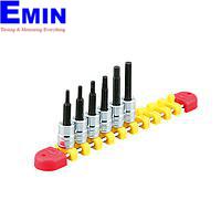 KTC TBT206BH sq. Hex Bit Socket Set (1/4",6pcs)