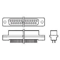 AMP Connectors - TE Connectivity 745077-3 Receptacle HD-20 15P SOCKET